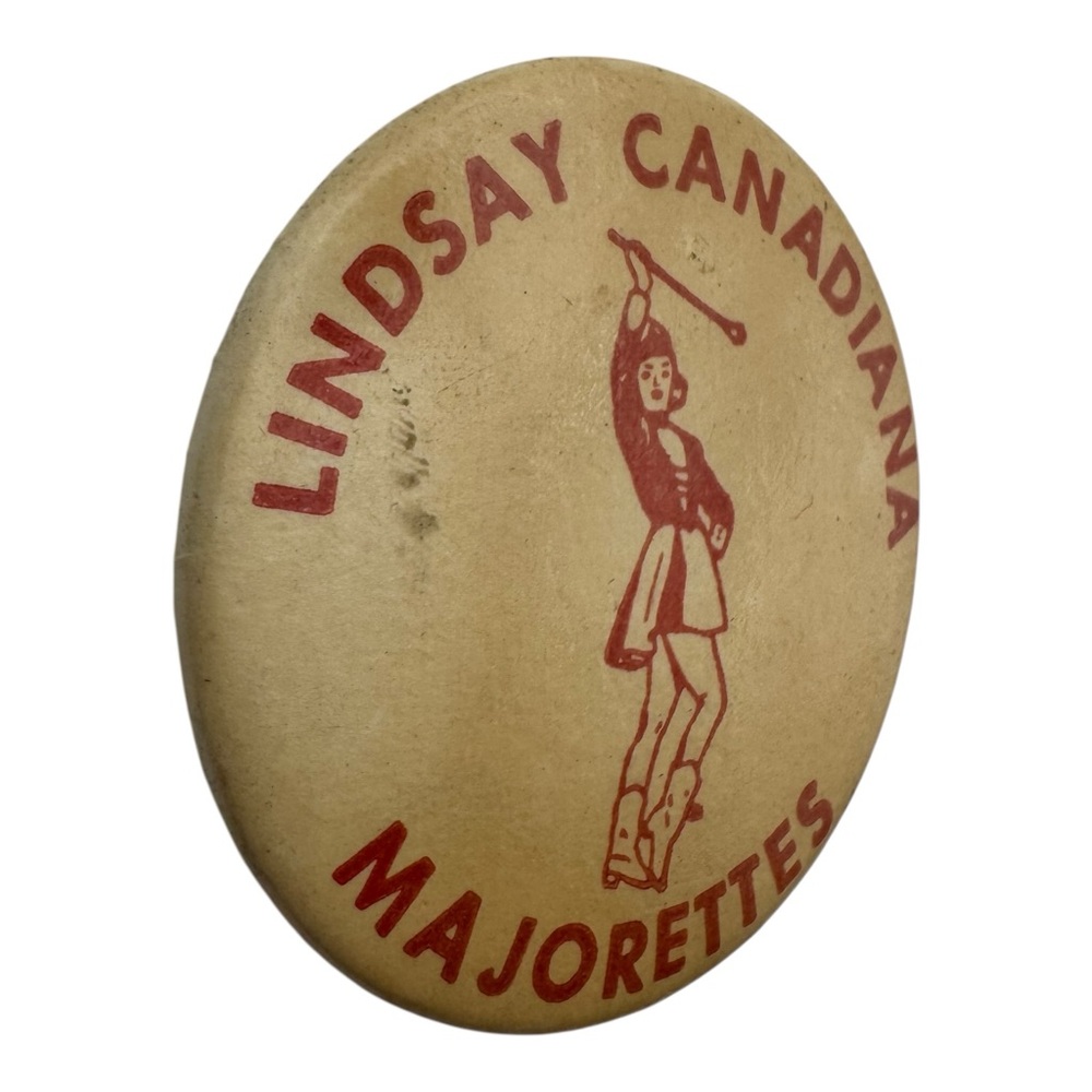 Vintage Lindsay Canadiana Majorettes 2” Pinback Button Canada‎ Baton Twirler - Picture 3 of 6